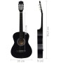 Guitarra clásica para niños y principiantes negro 3/4 36" de vidaXL, Guitarras - Ref: Foro24-70118, Precio: 62,92 €, Descuent...