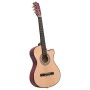 Set de guitarra acústica 12 piezas con cutaway 6 cuerdas 38" de vidaXL, Guitarras - Ref: Foro24-70131, Precio: 92,42 €, Descu...