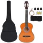 Set de guitarra clásica para niños principiantes 8 pzas 3/4 36" de vidaXL, Guitarras - Ref: Foro24-70121, Precio: 76,94 €, De...