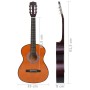 Set de guitarra clásica para niños principiantes 8 pzas 3/4 36" de vidaXL, Guitarras - Ref: Foro24-70121, Precio: 76,94 €, De...