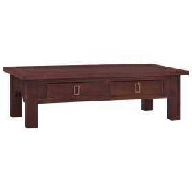 Classic brown mahogany solid wood coffee table 100x50x30 cm by vidaXL, Coffee table - Ref: Foro24-288828, Price: 139,16 €, Di...