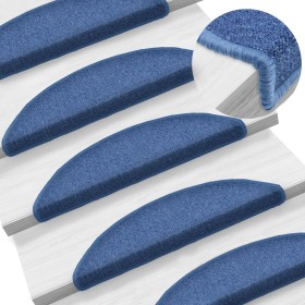 Stair mats 15 units blue 56x17x3 cm by vidaXL, Stair mats - Ref: Foro24-133883, Price: 47,35 €, Discount: %