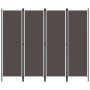 Four-panel anthracite gray room divider screen 200x180 cm by vidaXL, Room dividers - Ref: Foro24-320721, Price: 35,17 €, Disc...