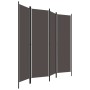 Anthracite gray 4-panel divider screen 200x180 cm by vidaXL, Room dividers - Ref: Foro24-320721, Price: 42,89 €, Discount: %