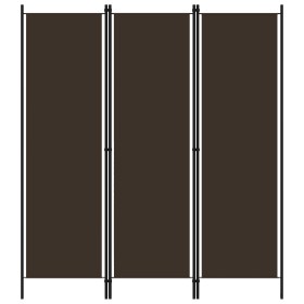 Brown 3-panel room divider screen 150x180 cm by vidaXL, Room dividers - Ref: Foro24-320716, Price: 35,10 €, Discount: %