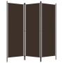 Brown 3-panel room divider screen 150x180 cm by vidaXL, Room dividers - Ref: Foro24-320716, Price: 35,10 €, Discount: %