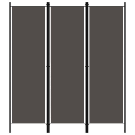 Anthracite gray 3-panel divider screen 150x180 cm by vidaXL, Room dividers - Ref: Foro24-320717, Price: 37,01 €, Discount: %