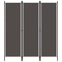 Biombo divisor de 3 paneles gris antracita 150x180 cm de vidaXL, Divisores de ambientes - Ref: Foro24-320717, Precio: 37,01 €...