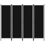 Divider screen with 4 panels black 200x180 cm by vidaXL, Room dividers - Ref: Foro24-320722, Price: 35,17 €, Discount: %