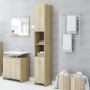 Oak-colored plywood bathroom cabinet 30x30x183.5 cm by vidaXL, Bathroom furniture - Ref: Foro24-802600, Price: 81,06 €, Disco...