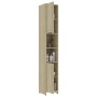 Oak-colored plywood bathroom cabinet 30x30x183.5 cm by vidaXL, Bathroom furniture - Ref: Foro24-802600, Price: 81,06 €, Disco...