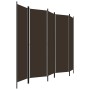 Brown 5-panel divider screen 250x180 cm by vidaXL, Room dividers - Ref: Foro24-320724, Price: 39,88 €, Discount: %