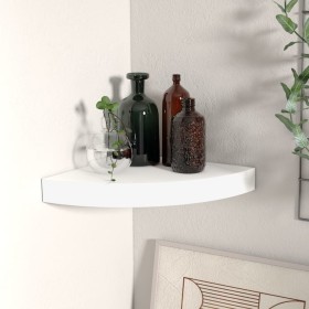 White MDF corner floating shelf 25x25x3.8 cm by vidaXL, Shelves and shelves - Ref: Foro24-323895, Price: 17,40 €, Discount: %