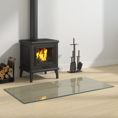 Glass plate for rectangular fireplace 100x50 cm by vidaXL, Glass - Ref: Foro24-324129, Price: 59,48 €, Discount: %