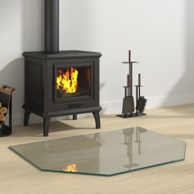 Glass plate for hexagonal fireplace 80x60 cm by vidaXL, Glass - Ref: Foro24-324134, Price: 58,25 €, Discount: %