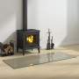 Placa de vidrio para chimenea rectangular 120x50 cm de vidaXL, Cristal - Ref: Foro24-324125, Precio: 65,26 €, Descuento: %