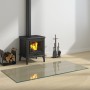 Glass plate for rectangular fireplace 120x60 cm by vidaXL, Glass - Ref: Foro24-324126, Price: 76,54 €, Discount: %