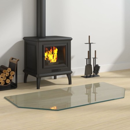 Glass plate for hexagonal fireplace 100x50 cm by vidaXL, Glass - Ref: Foro24-324135, Price: 38,71 €, Discount: %