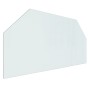 Glass plate for hexagonal fireplace 100x50 cm by vidaXL, Glass - Ref: Foro24-324135, Price: 38,71 €, Discount: %