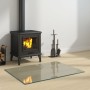 Glass plate for rectangular fireplace 80x60 cm by vidaXL, Glass - Ref: Foro24-324128, Price: 52,18 €, Discount: %