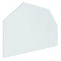 Hexagonal glass plate for fireplace 80x50 cm by vidaXL, Glass - Ref: Foro24-324133, Price: 40,09 €, Discount: %