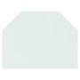 Glass plate for hexagonal fireplace 80x60 cm by vidaXL, Glass - Ref: Foro24-324140, Price: 42,70 €, Discount: %