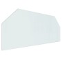 Glass plate for hexagonal fireplace 120x50 cm by vidaXL, Glass - Ref: Foro24-324137, Price: 47,54 €, Discount: %