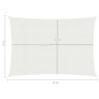 Toldo de vela blanco HDPE 160 g/m² 3x6 m de vidaXL, Sombrillas - Ref: Foro24-311240, Precio: 43,99 €, Descuento: %