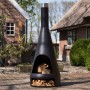 RedFire Chimenea Kingston acero negro mate 160x60 cm de RedFire, Chimeneas - Ref: Foro24-433449, Precio: 289,07 €, Descuento: %