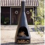 RedFire Chimenea Kingston acero negro mate 160x60 cm de RedFire, Chimeneas - Ref: Foro24-433449, Precio: 289,07 €, Descuento: %