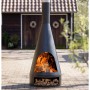 RedFire Chimenea Kingston acero negro mate 160x60 cm de RedFire, Chimeneas - Ref: Foro24-433449, Precio: 289,07 €, Descuento: %