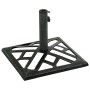 Green cast iron parasol base 44x44x31 cm by vidaXL, Umbrella bases - Ref: Foro24-317760, Price: 54,15 €, Discount: %