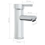 Lavabo empotrado con grifo cerámica blanco 81x39x18 cm de vidaXL, Lavabos - Ref: Foro24-148625, Precio: 222,24 €, Descuento: %