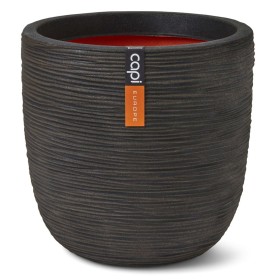 Capi Planter Nature Rib dark brown 35x34 cm by Capi, Pots and planters - Ref: Foro24-434839, Price: 69,53 €, Discount: %