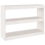 Estantería/divisor de espacios madera pino blanco 100x30x71,5 cm de vidaXL, Librerías y estanterías - Ref: Foro24-808209, Pre...