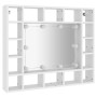 Furniture with mirror and white LED 91x15x76.5 cm by vidaXL, bathroom vanities - Ref: Foro24-808864, Price: 99,93 €, Discount: %