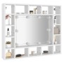 Furniture with mirror and white LED 91x15x76.5 cm by vidaXL, bathroom vanities - Ref: Foro24-808864, Price: 99,93 €, Discount: %