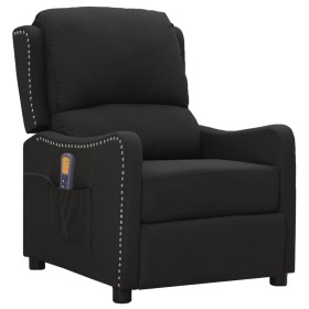 Sillón de masaje de tela negro de vidaXL, Sillones de masaje eléctricos - Ref: Foro24-339032, Precio: 199,99 €, Descuento: %