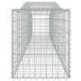 Gabion baskets 8 pcs arch shape iron 400x50x60/80 cm by vidaXL, Pots and planters - Ref: Foro24-3145936, Price: 976,85 €, Dis...