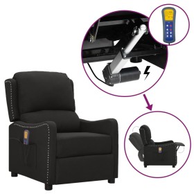 Black fabric elevating massage chair by vidaXL, Electric massage chairs - Ref: Foro24-3093407, Price: 263,99 €, Discount: %