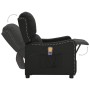 Black fabric elevating massage chair by vidaXL, Electric massage chairs - Ref: Foro24-3093407, Price: 263,16 €, Discount: %