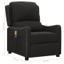 Black fabric elevating massage chair by vidaXL, Electric massage chairs - Ref: Foro24-3093407, Price: 263,16 €, Discount: %