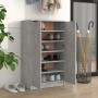 Mueble zapatero madera contrachapada gris hormigón 59x35x100 cm de vidaXL, Zapateros y organizadores de calzado - Ref: Foro24...