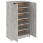 Mueble zapatero madera contrachapada gris hormigón 59x35x100 cm de vidaXL, Zapateros y organizadores de calzado - Ref: Foro24...