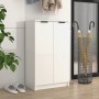 Shoe cabinet made of white glossy plywood 59x35x100 cm by vidaXL, Shoe racks and shoe organizers - Ref: Foro24-811445, Price:...