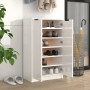 Shoe cabinet made of white glossy plywood 59x35x100 cm by vidaXL, Shoe racks and shoe organizers - Ref: Foro24-811445, Price:...