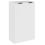 White plywood shoe cabinet 59x35x100 cm by vidaXL, Shoe racks and shoe organizers - Ref: Foro24-811439, Price: 109,90 €, Disc...