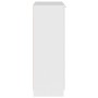 White plywood shoe cabinet 59x35x100 cm by vidaXL, Shoe racks and shoe organizers - Ref: Foro24-811439, Price: 109,90 €, Disc...