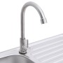 Single bowl camping sink and stainless steel faucet by vidaXL, Sinks - Ref: Foro24-151213, Price: 165,12 €, Discount: %