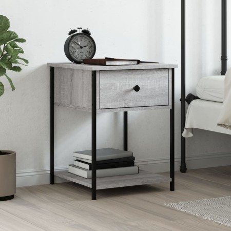 Bedside table made of gray Sonoma engineered wood, 44x45x58 cm. by vidaXL, Nightstands - Ref: Foro24-825849, Price: 42,99 €, ...